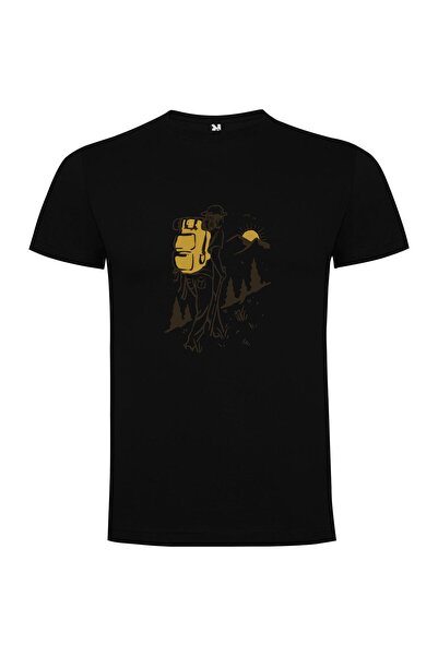 iLovePrints Backpack Explorer Adventure Sketch Tshirt