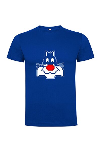 iLovePrints Pixelated Cat Heroes Tshirt