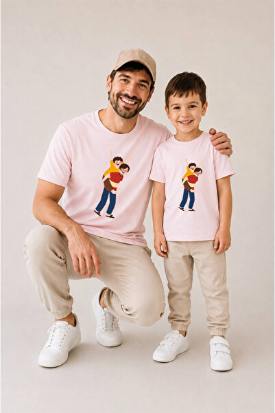 genosha Combinație Tată-Fiu Vândută la unitate Tricou supradimensionat 100% b...