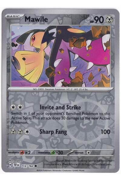 Pokemon Mawile [Reverse Holo] 112/162 - Temporal Forces - Card (Mint)