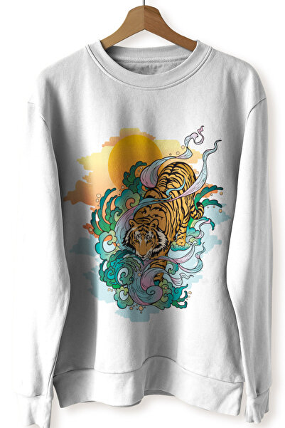 iLovePrints Μακρυμάνικη Μπλούζα Art Tiger
