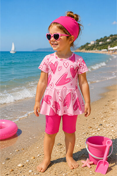 bebekyol Heart Girl's Swimsuit