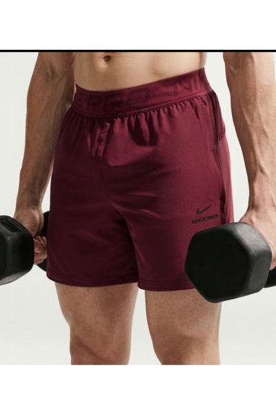 Nike Pro Training Erkek Dri-FIT antrenman sortu(fermuarlı cep)yakamoz spor