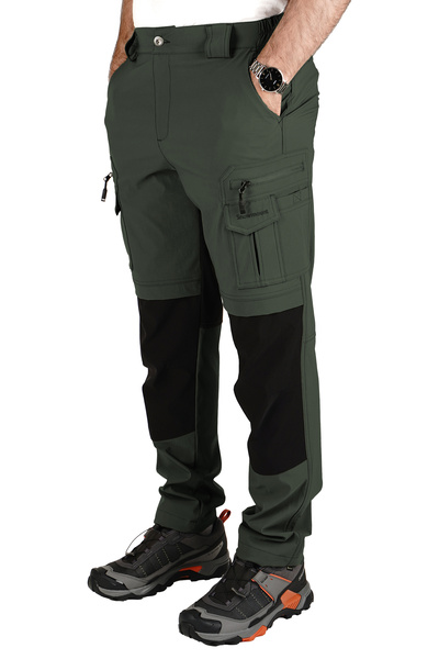 SNOWMOUNT YENİ MODEL! Erkek Outdoor Likralı Su İtici Taktik Kargo Cep Tarz Me...