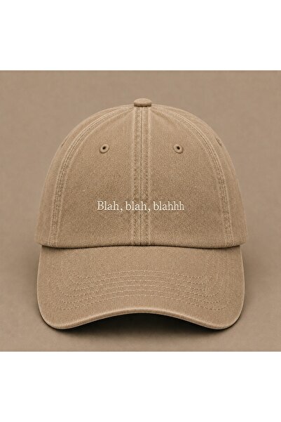 WeavedCo Blah Blah Blah (Falan Filan) Embroidered Vintage Washed Cap Hat
