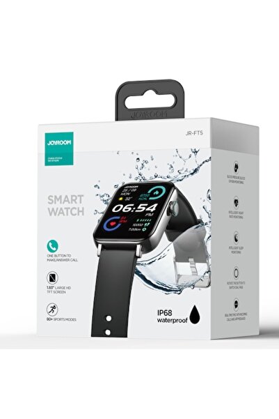 AUDIOX Смарт часовник JOYROOM JR-FT5, 1.83 TFT, 64M, Двоен Bluetooth, Черен
