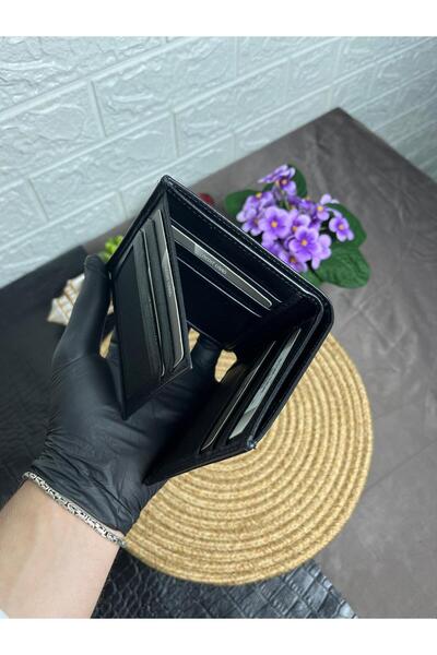 WAKHA Genuine Leather Men's Wallet with 3 Layers and Transparent Id Compartme...