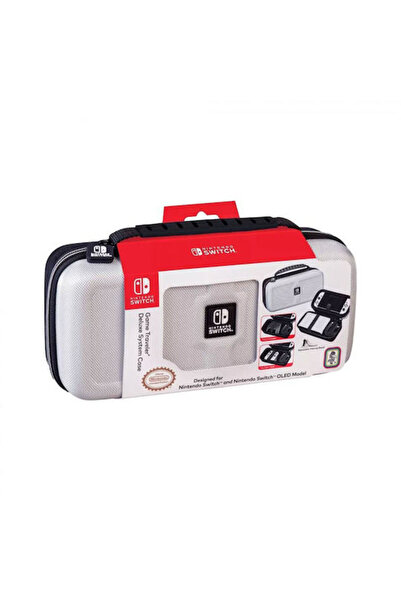 Nacon Game Traveler Deluxe Υφασμάτινη Θήκη Μεταφοράς για Switch OLED Λευκή