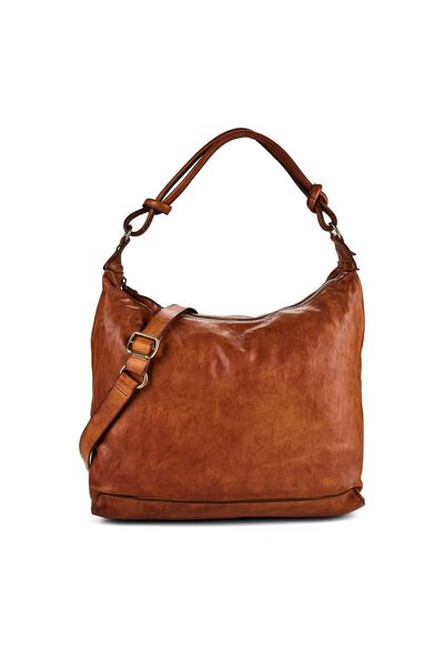 Campomaggi Vittoria Schultertasche L Leder 40 cm
