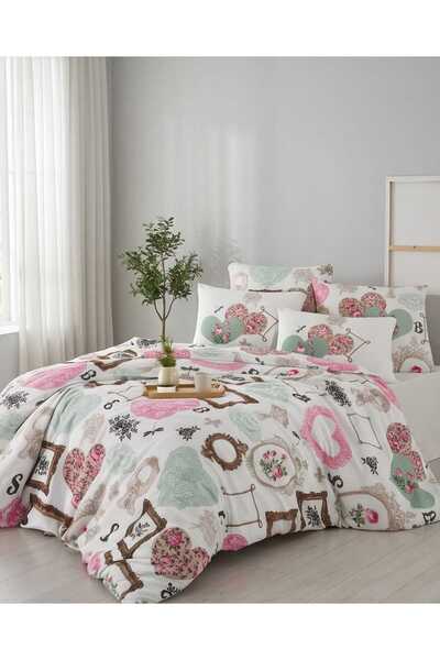 Bella Home Quilted 4-Season Double Duvet Cover Set (Quilted 200X220-Sheet 22 ...