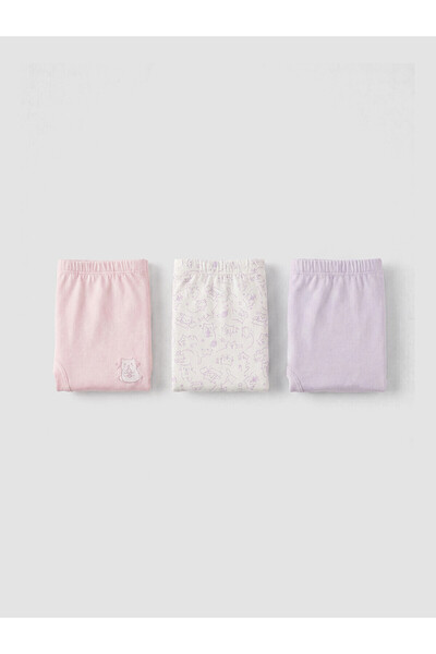 LC Waikiki Peak New Season Girls' 3-Piece Boxer Set