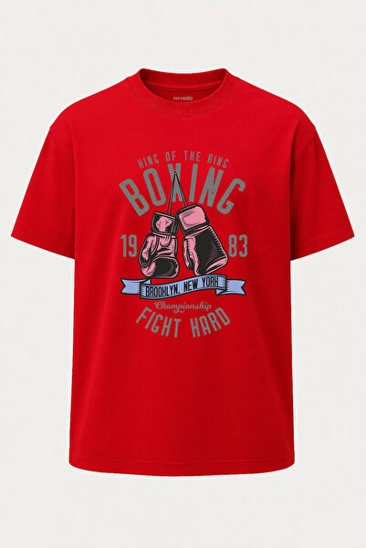 nirvoda Tricou Oversize cu imprimeu Brooklyn Box - Croială largă