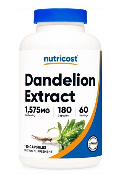 Nutricost Dandelion Extract Capsules 1575mg Per Serving (180 Capsules) - 525m...