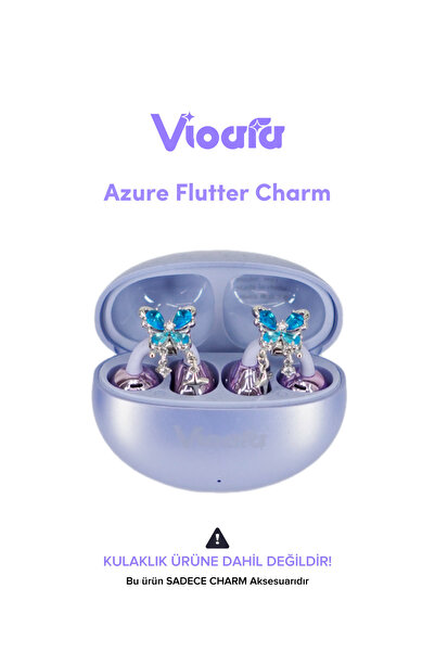 Vioara Charms Clip-On Headphone Compatible Charm Ornament (2 Pcs)
