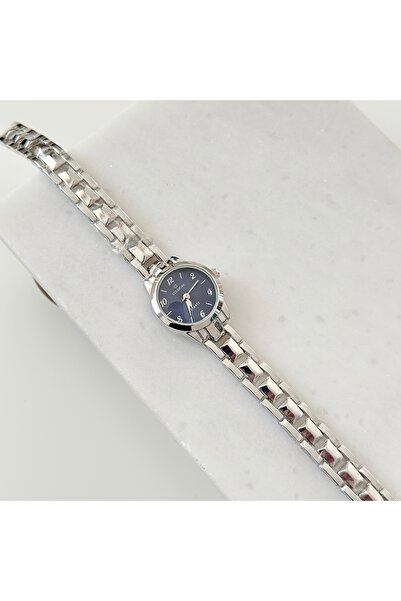 Vesce Atelier Sories Silver Watch Navy Blue