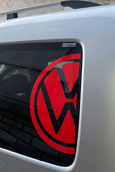 Banxtre ملصق شعار VW على الزجاج الأمامي لسيارة فولكس فاجن كادي-ترانسبورتر (يم...