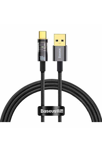 Baseus Explorer Καλώδιο USB σε USB-C 100W 1μ Μαύρο