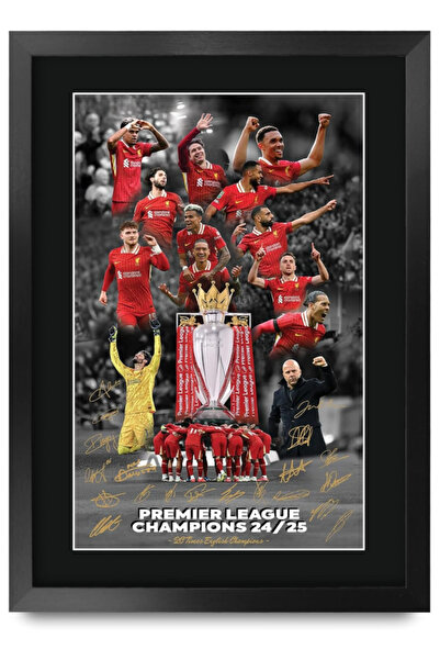 HWC Trading Liverpool Champions 2025 Premier League Winners Gifts Printed Sig...