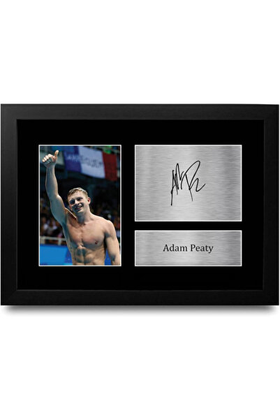 HWC Trading FR A4 Adam Peaty Swim Gifts Printed Signed Autograph Picture for ...