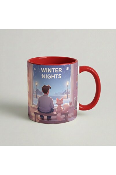 Petgifts Cana Cadou Personalizat Amuzanta Cu Mesaj Winter Nights - Ceramica 3...