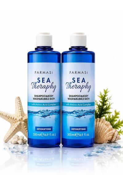 Farmasi Sea Therapy Şampuan Duş Jeli Banyo Köpüğü 3 In 1 Deniz Mineralleri Fe...