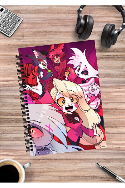 mertfigur Caiet spiralat Hazbin Hotel Anime A5 (50 de foi)