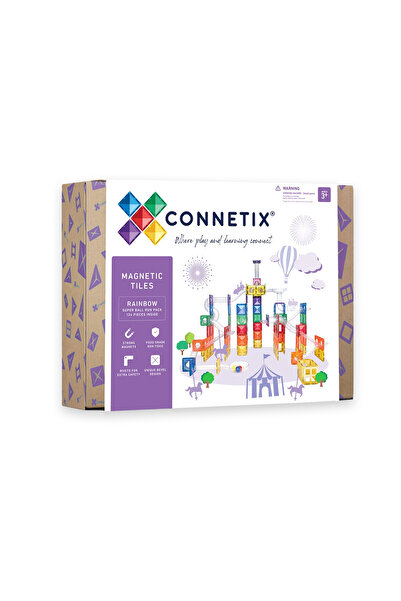 Connetix Super Ball Run Pack Manyetik Bloklar - 134 Parça