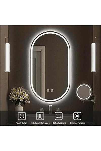 La Cucu Oglinda LED Touch Rainer, cu functie Dezaburire 60x80 cm, colectia KO...