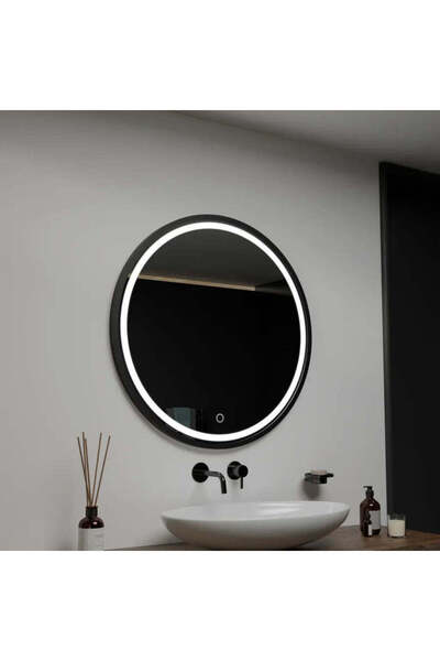 La Cucu Oglinda LED Rotunda, 60cm, Nerina Basic Touch