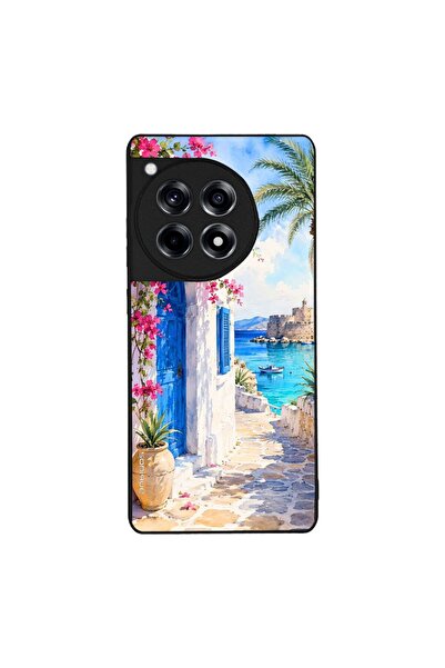 Sonique Θήκη Greek Island Muse Series για OnePlus 12R 5G Σοκάκι Ρόδου
