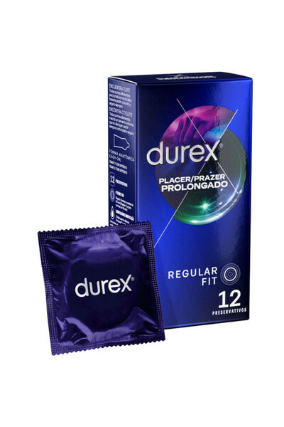 Durex Prezervative Pleasure Prolonged 12 buc
