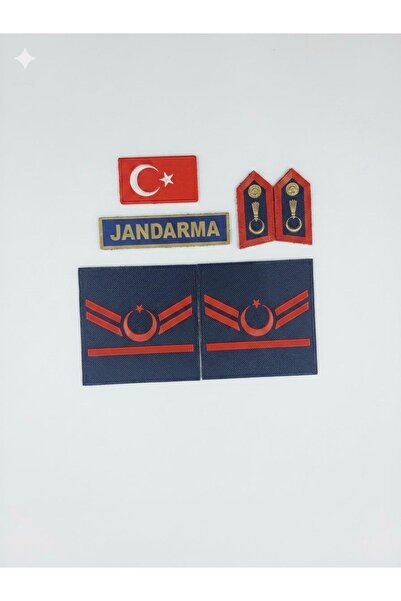 EJDER3200 ASAYİŞ 1 KADEME BAYRAK SPOLET JANDARMA YAZI 4 LÜ SET