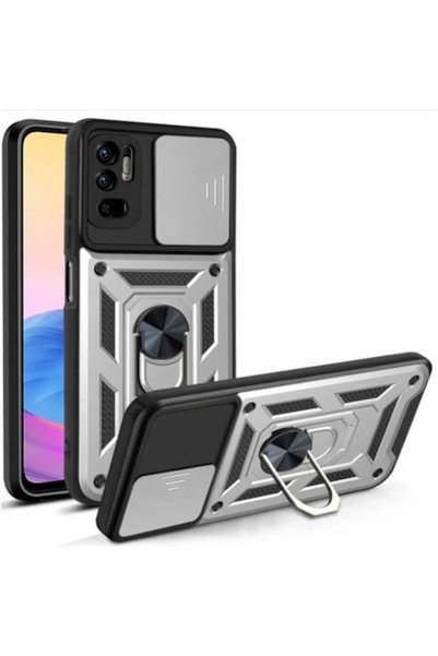 Other Bodycell Armor Slide Back Cover Πλαστικό Ασημί (Xiaomi Note 10 5G) Κωδι...