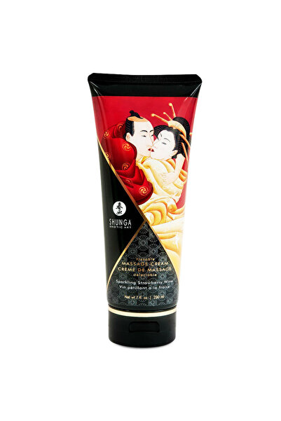 Shunga Crema Masaj Capsuni si Spumant – 200 ml