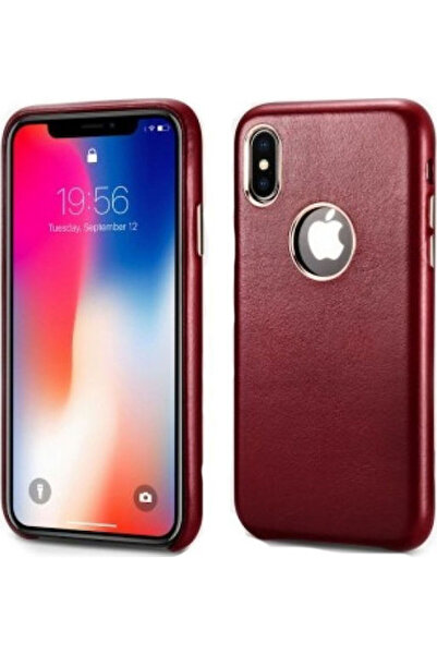 ICARER Ρετρό Δερμάτινη Μαύρη Θήκη Πλάτης (iPhone XS Max) Κωδικός: RIXS05