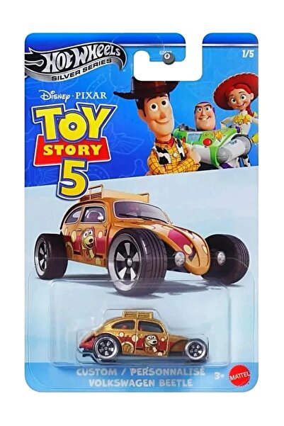 hotwheelstrade سلسلة Toy Story 5 سيارة فولكس فاجن بيتل مخصصة / كلب سلينكي