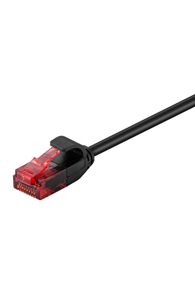 goobay καλώδιο δικτύου 93717, CAT 6 U/UTP, slim, copper, 5m, μαύρο