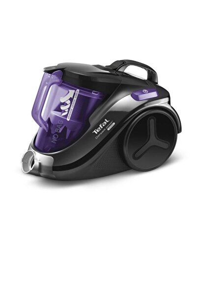 TEFAL Compact Power Cyclonic Toz Torbasız Elektrikli Süpürge - Mor Toz Torbas...