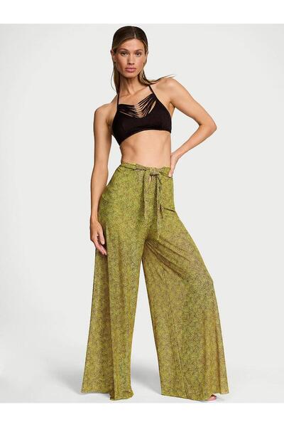 Victoria's Secret Beachwear Önden Bağlamalı Şifon Pantolon