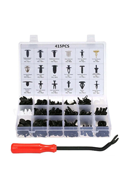Beseder Set 416 piese Cleme Clipsuri Fixare Auto Interior Exterior