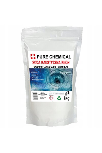 CHOSA Hidroxid De Sodiu, Pure Chemical, 1Kg, Soda Caustica Granule 99.9% Efic...