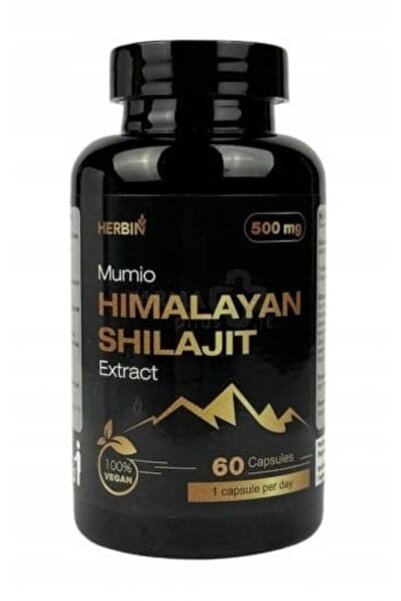 aram Mumio Shilajit Gold Himalayan, Capsule Herbin, 60 Capsule