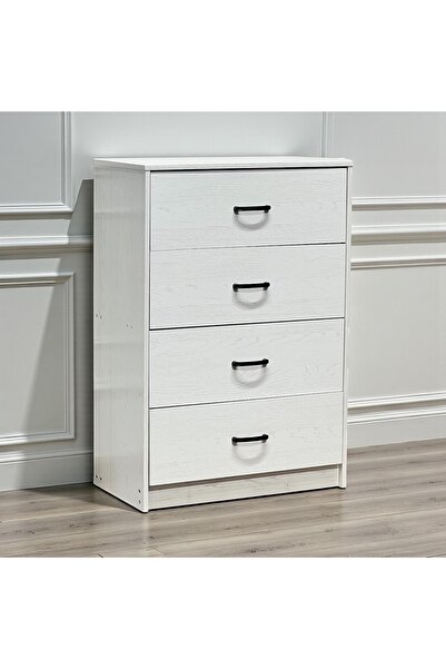 Kreslo Modern Wooden Drawer Unit (4 Spacious Drawers) - Smart Organization an...