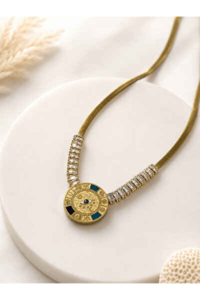 Generic Brand Sun of Fortune Steel Necklace