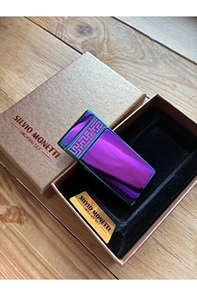 Silvio Monetti Elektronik Usb Çakmak Şık Tasarım Kutusunda