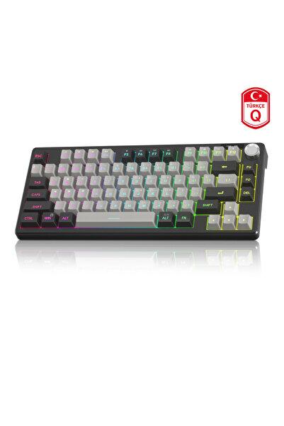 MageGee TS75 %75 Siyah 79 Tuş RGB Kablolu Membran Gaming Klavye