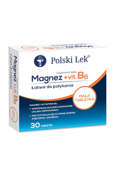 Polski Lek Magneziu + Vitamine B6 - 30 Tabl.