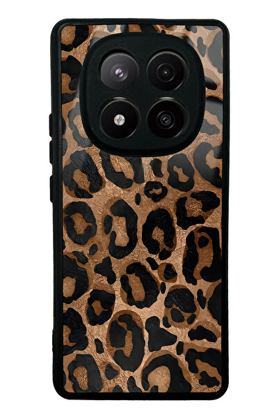 Spoyi Xiaomi Redmi Note 14 Pro Plus Leopar Tasarımlı Glossy Telefon Kılıfı