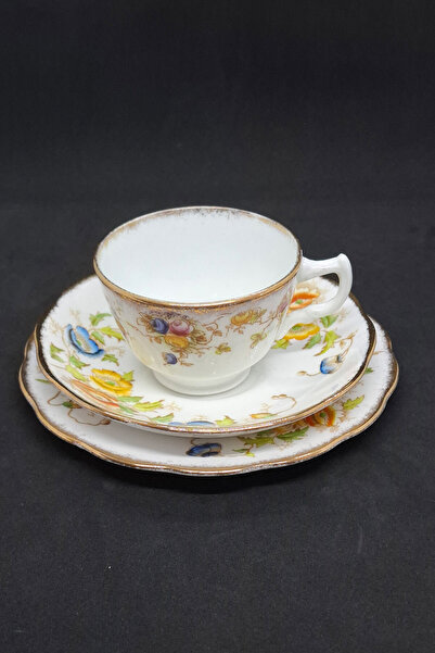 Royal Albert فنجان قهوة بوبى بنمط إنجليزي عتيق 3 قطع 140 مل