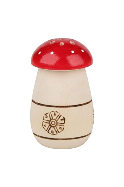 Ceramica Martinescu Solnita din lemn , model ciuperca, pentru sare si piper ,...
